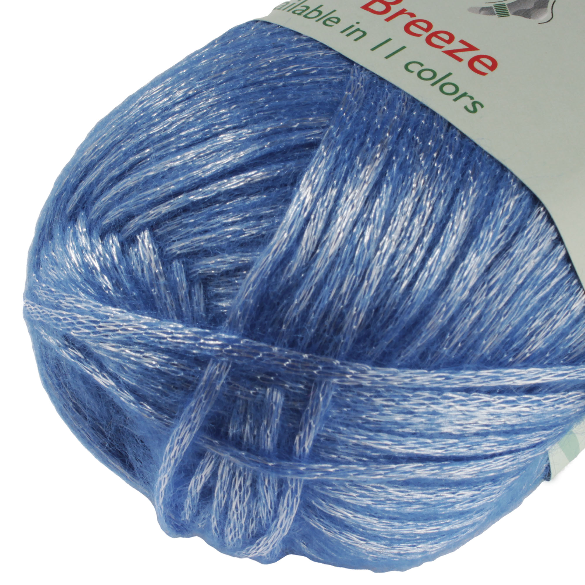 JubileeYarn Air Breeze Yarn - Fine Weight Acrylic - 50g/Skein - Cobalt Blue - 4 Skeins